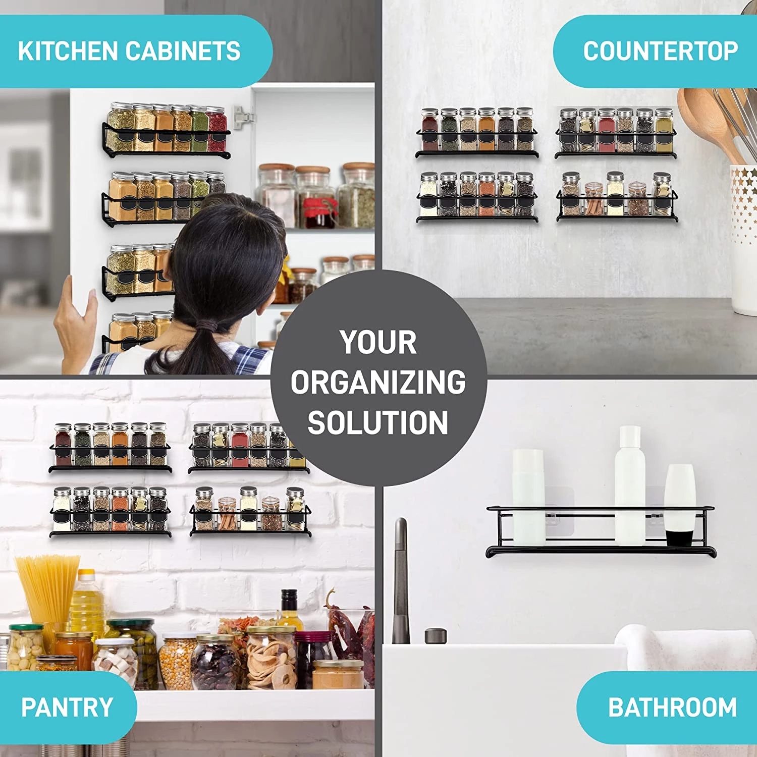 4/2PCS Spice Rack Organizer Wa - огляд і ціна Kitchen Gadgets Amazon