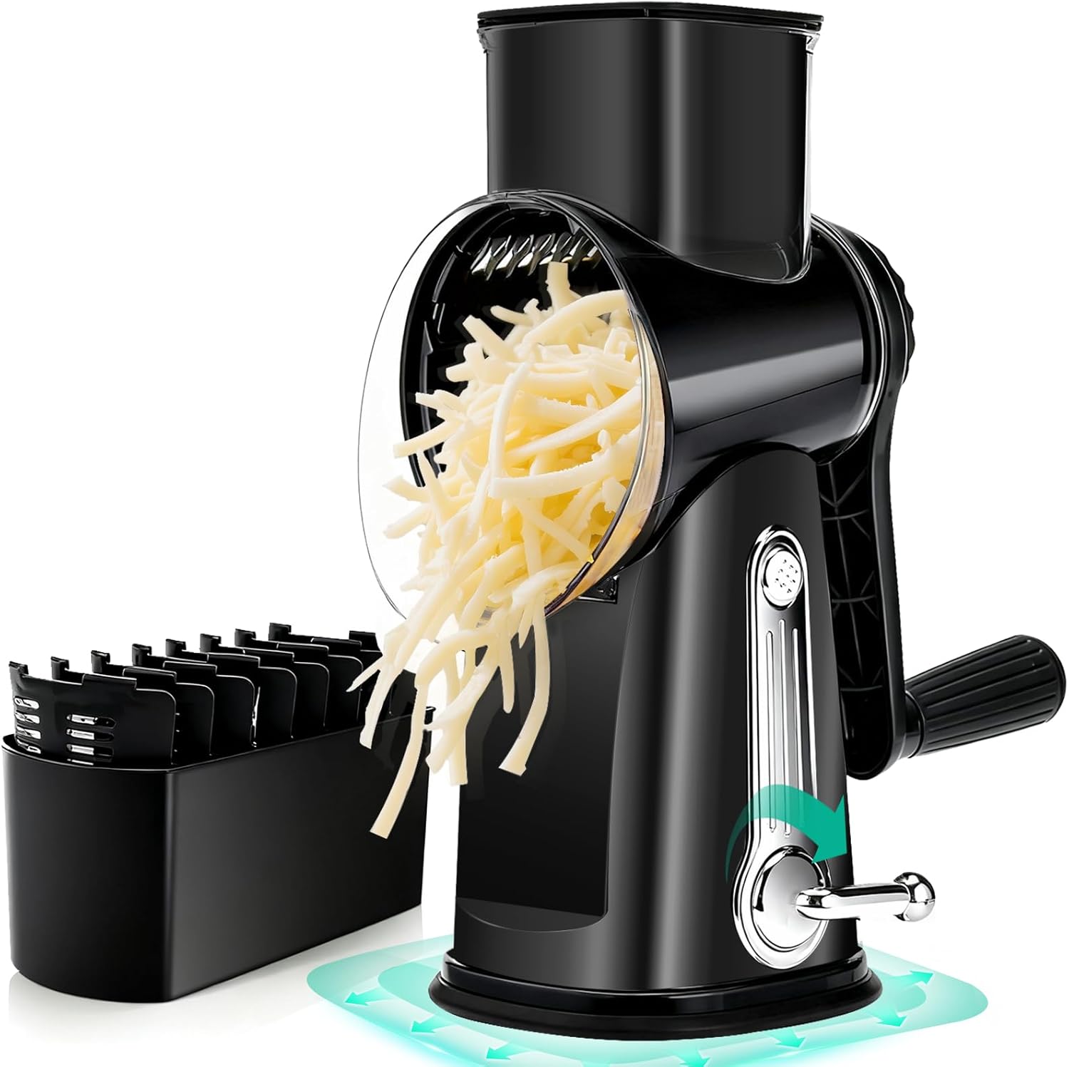 Rotary Cheese Grater with 5 Bl - огляд і ціна Kitchen Gadgets Useful