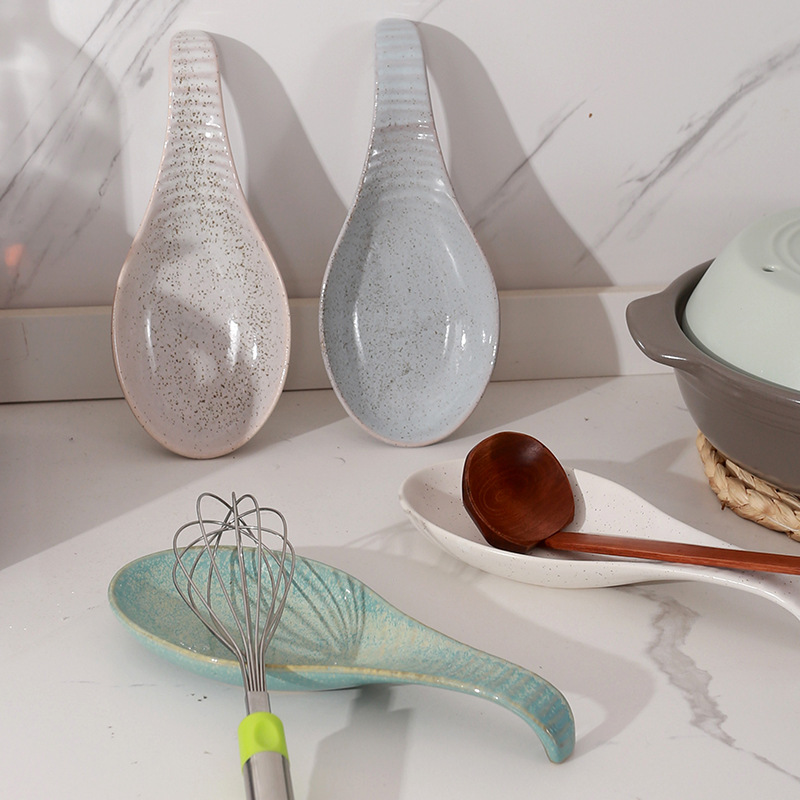 Ceramic Spoon Rest for Stove T - огляд і ціна Kitchen Utensil Holder