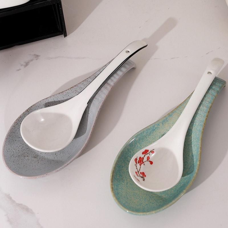 Ceramic Spoon Rest for Stove T - огляд і ціна Kitchen Utensil Holder